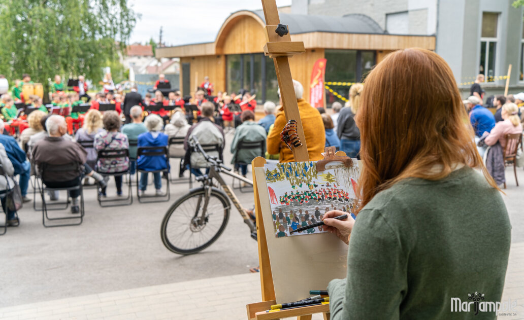 Cukrinio festivalio pabaigą vainikavo Marijampolės pučiamųjų orkestro 25-mečio koncertas
