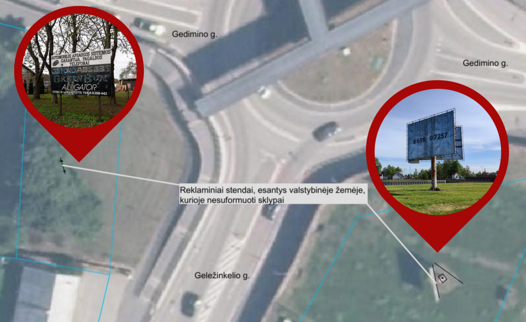 Prašome atsiliepti reklaminių stendų savininkus