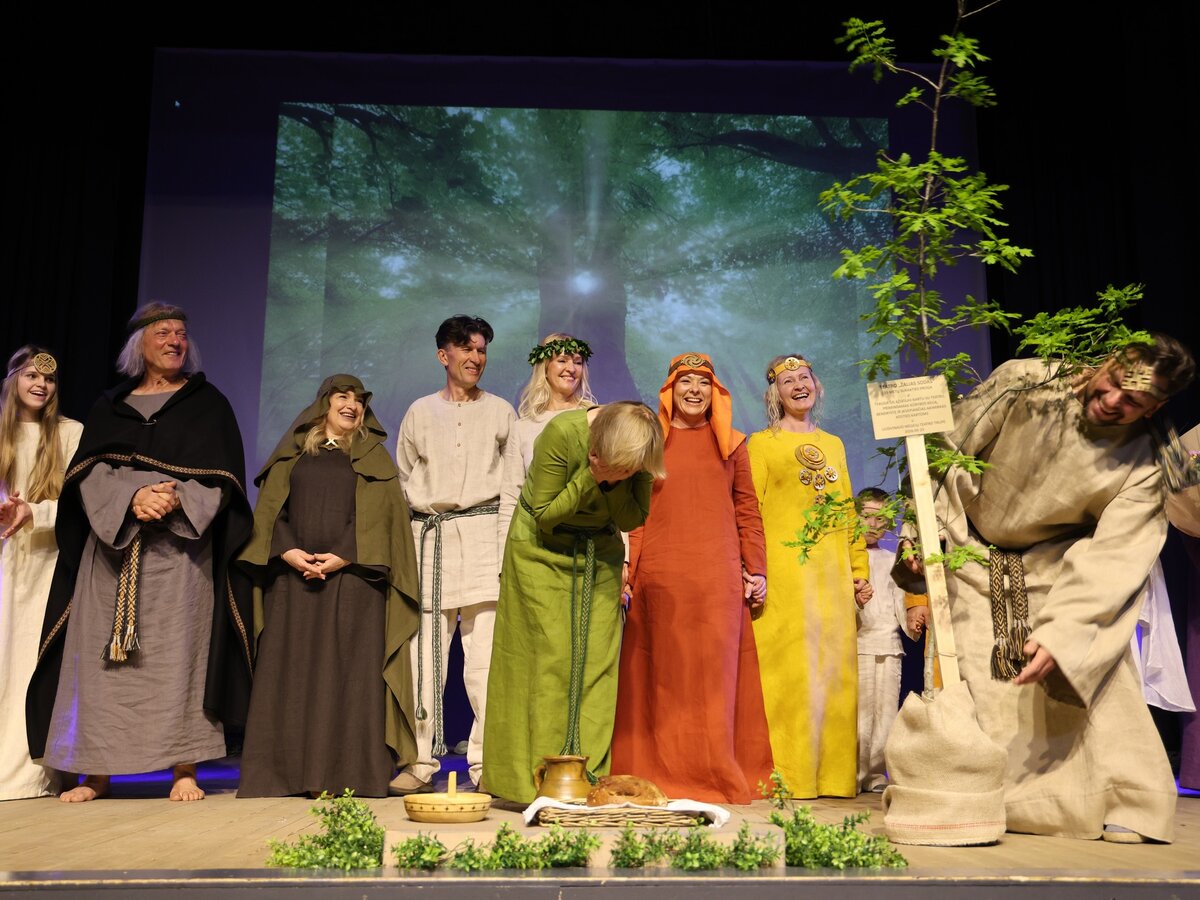 Liudvinave – prasminga teatro „Žalias sodas“ jubiliejaus šventė