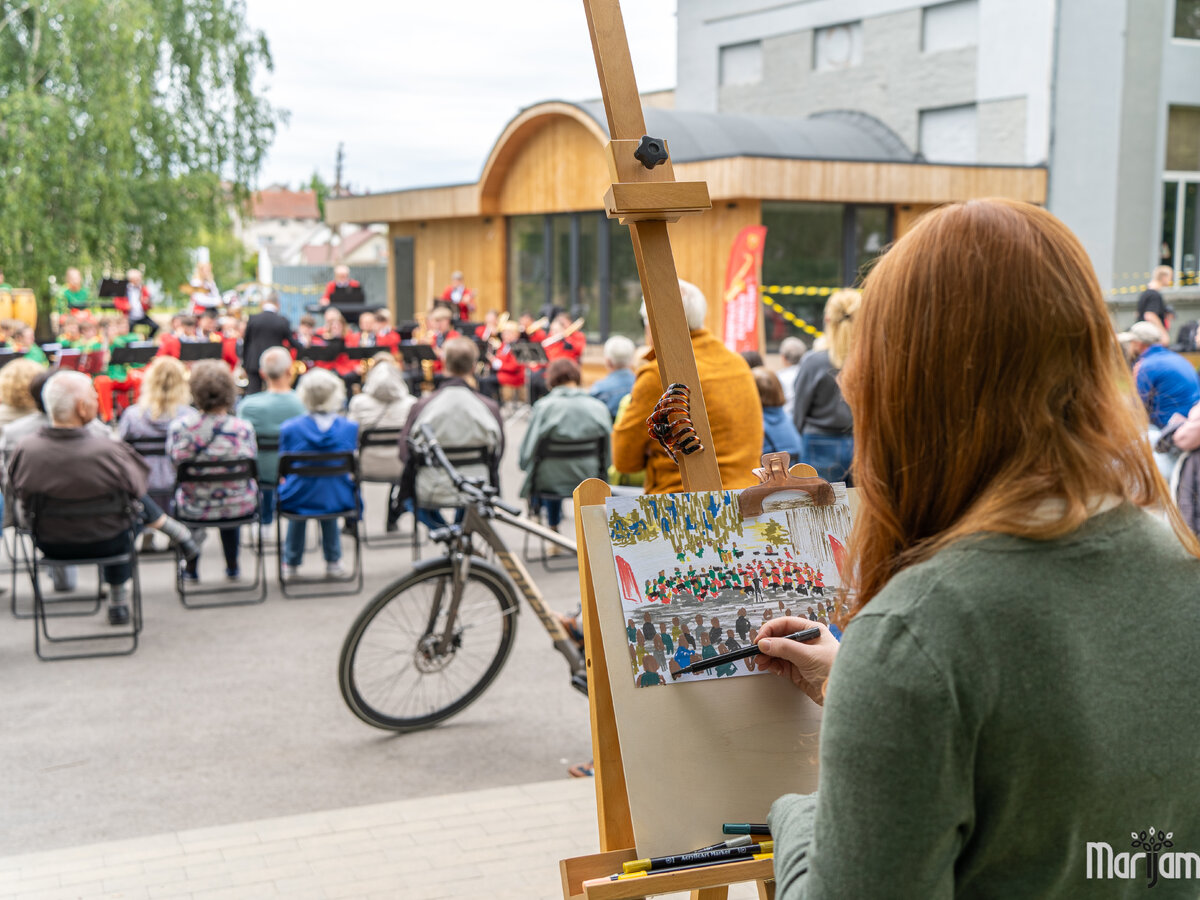 Cukrinio festivalio pabaigą vainikavo Marijampolės pučiamųjų orkestro 25-mečio koncertas