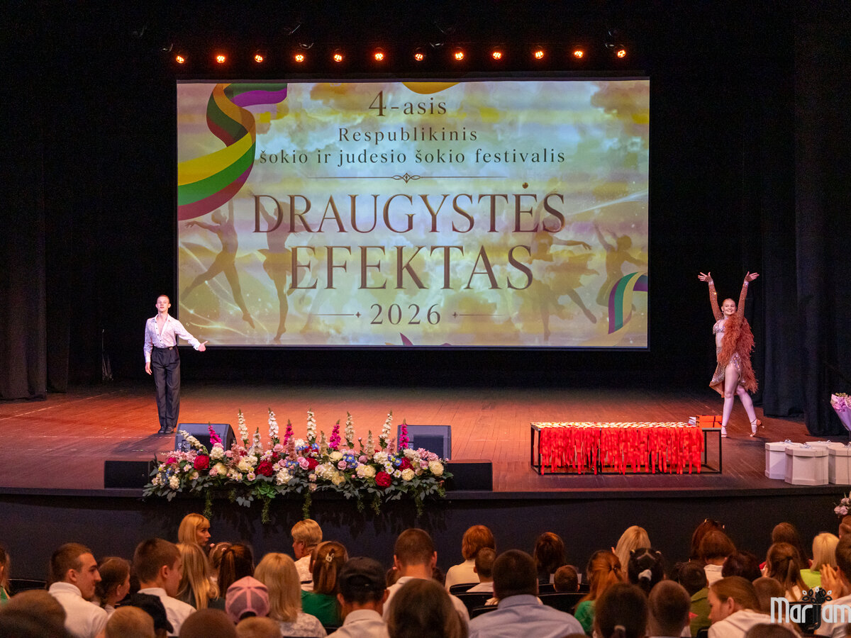 Draugystės efektas 2026“ Marijampolėje – šventė, sujungusi širdis, judesį ir šypsenas