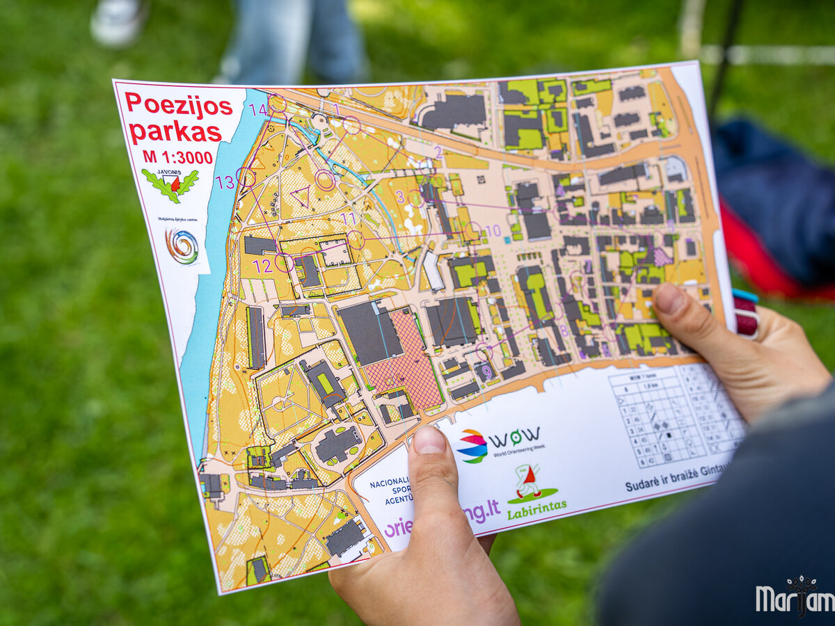 Žemėlapiai rankose, azartas akyse: Poezijos parke vyko „Labirintas“