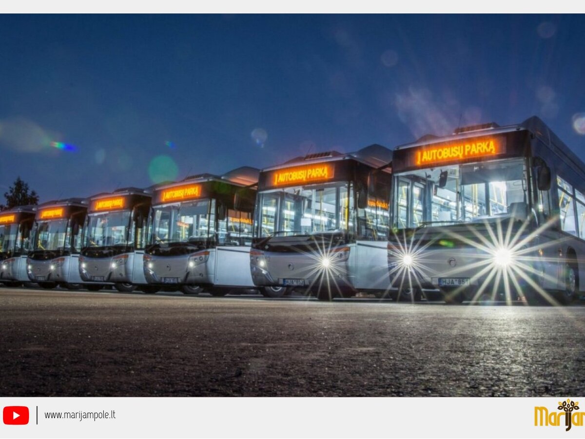 Keleiviams žinotina!  Informacija apie autobusų eismą 2026 m. birželio 24 d.