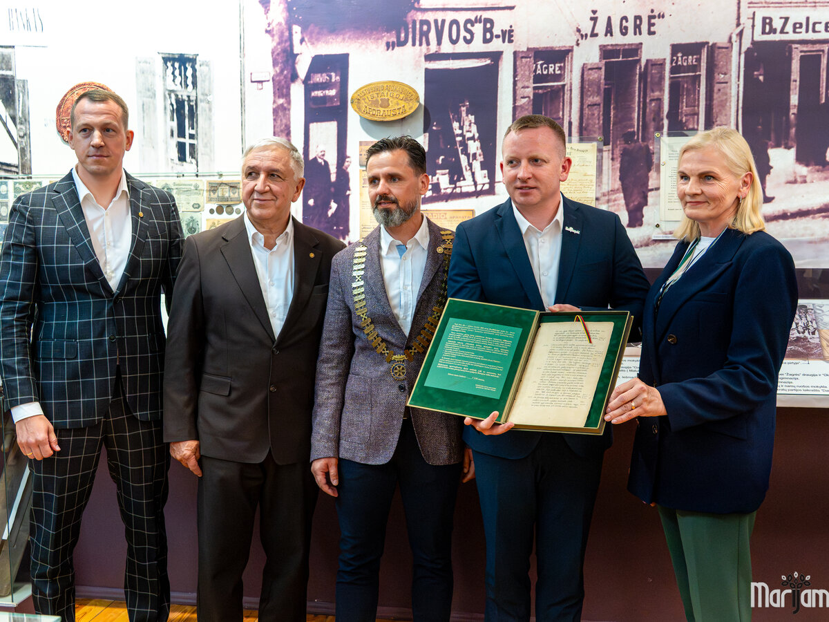 Lietuvos vardo liudijimas – nuo šiol ir Marijampolėje