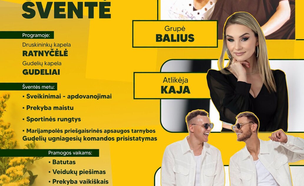 Gražiam vasaros savaitgaliui – gražios šventės!