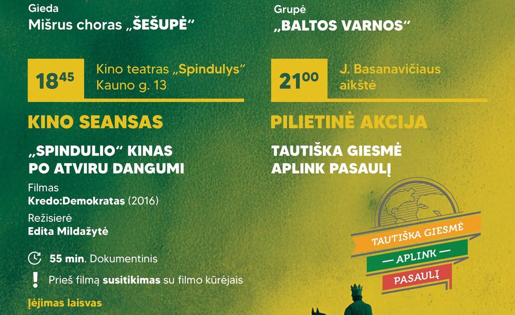 Kviečiame liepos 6-ąją praleisti prasmingai