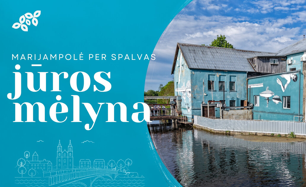 Marijampolė per spalvas: jūros mėlyna