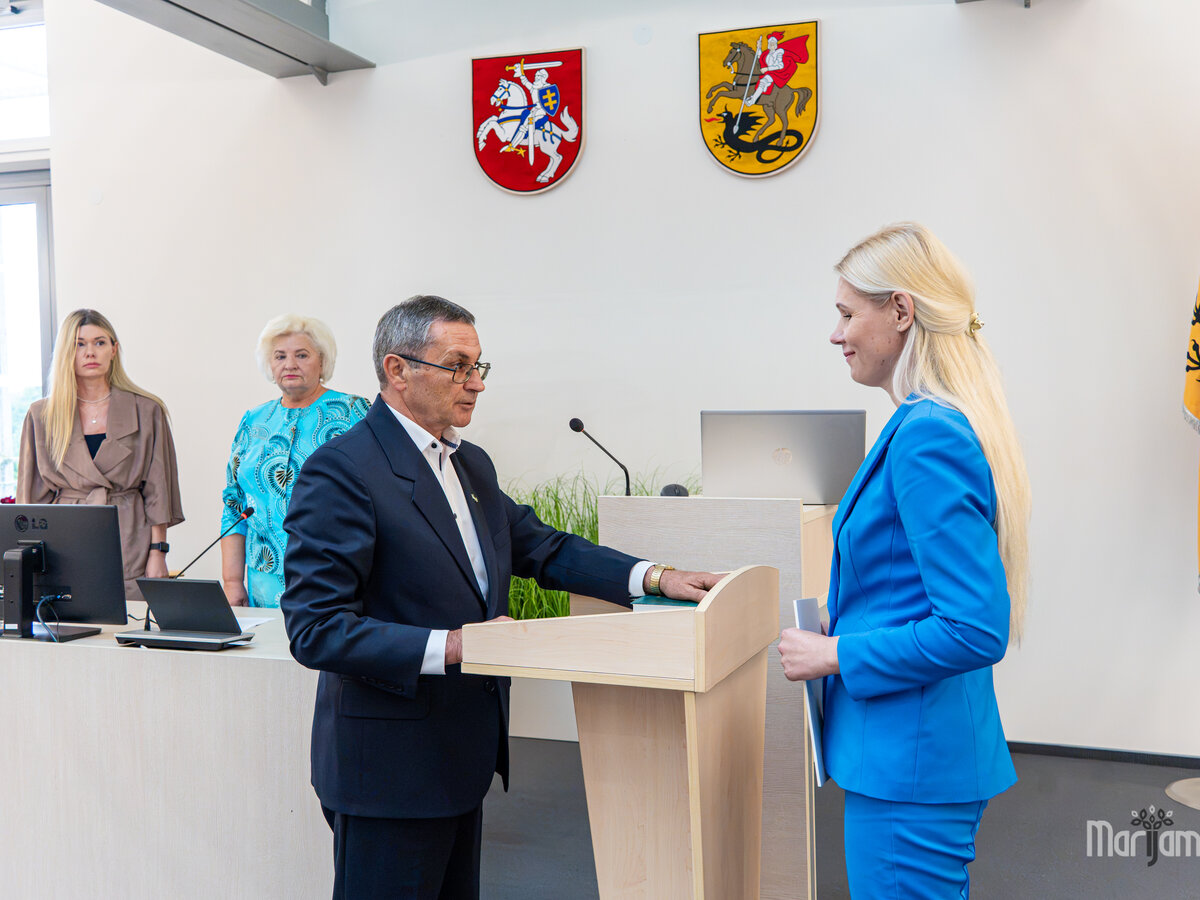 Laikinuoju Marijampolės savivaldybės meru paskirtas Valdas Tumelis