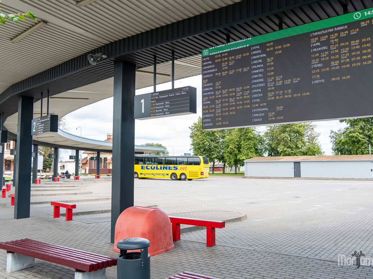 Marijampolės autobusų stotyje – nauja elektroninė keleivių informavimo sistema