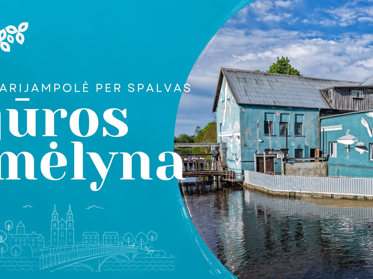 Marijampolė per spalvas: jūros mėlyna