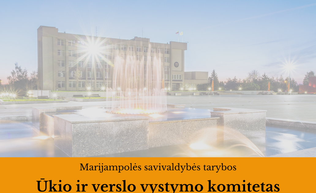 2026-08-25 Marijampolės savivaldybės tarybos Ūkio ir verslo vystymo komiteto posėdis