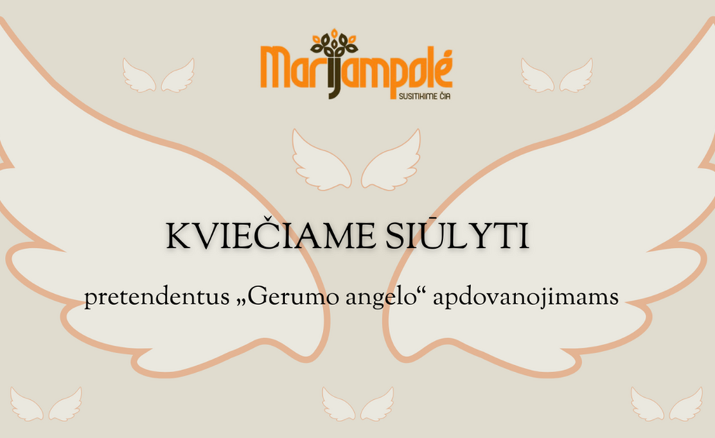 Kviečiame siūlyti pretendentus „Gerumo angelo“ apdovanojimui gauti