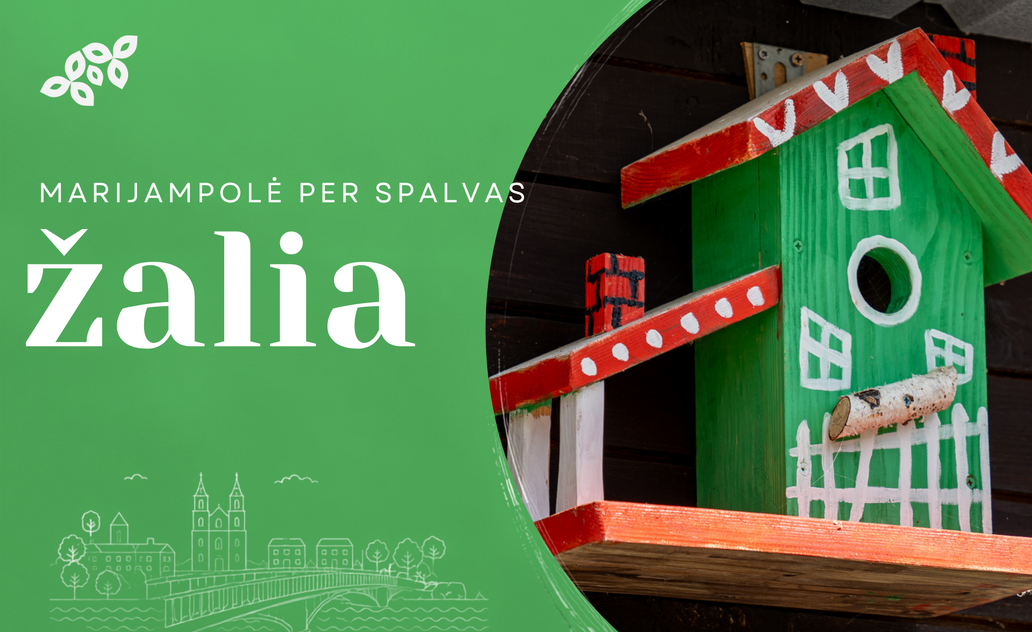Marijampolė per spalvas: žalia
