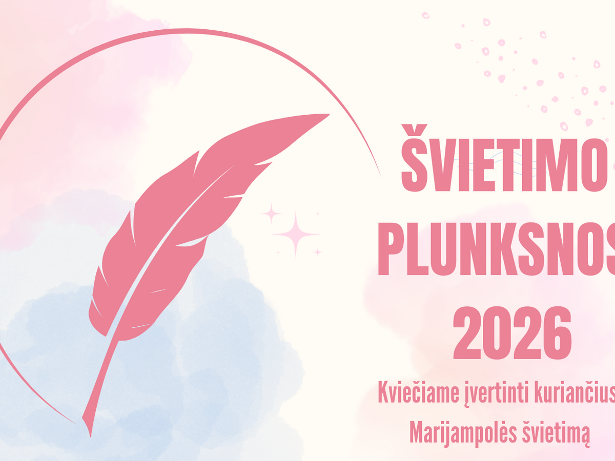 Kviečiame teikti pretendentus nominacijoms „Už nuopelnus Marijampolės švietimui“