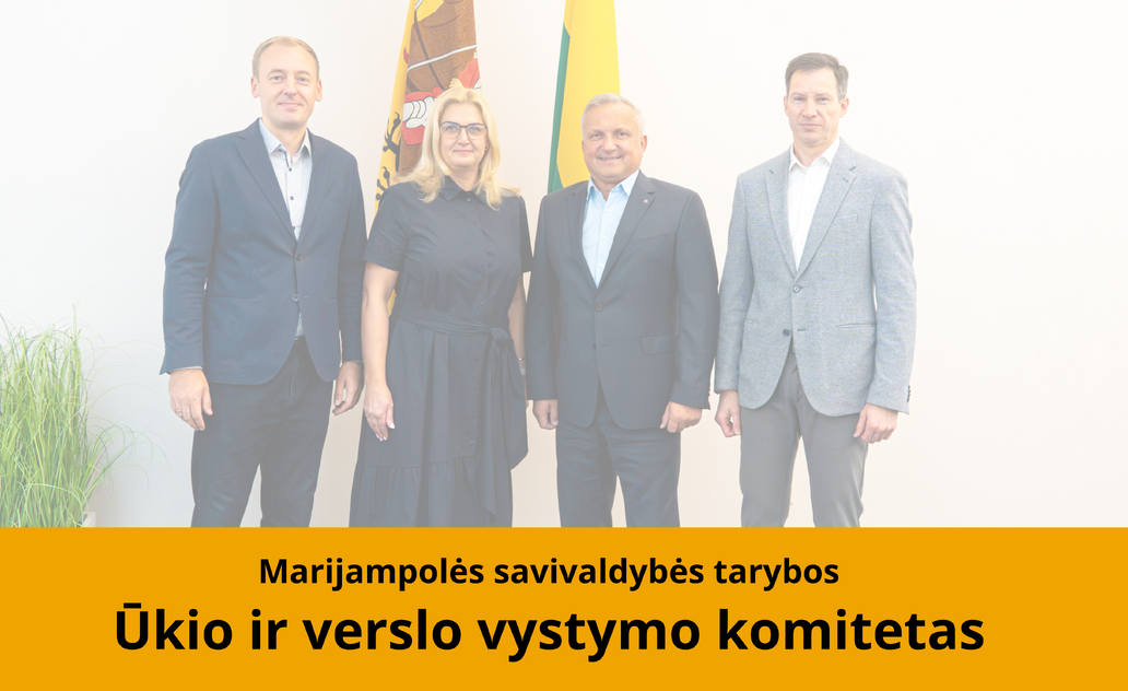2026-09-22 Marijampolės savivaldybės tarybos Ūkio ir verslo vystymo komiteto posėdis