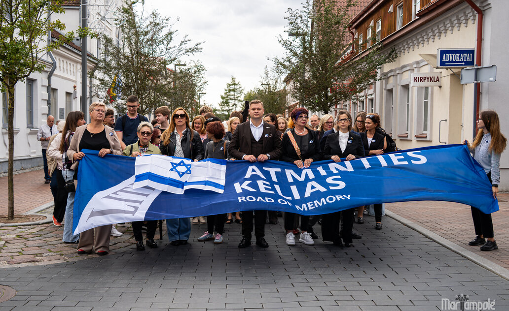 Marijampolėje pagerbtas prieš 85 metus sunaikintos žydų bendruomenės atminimas