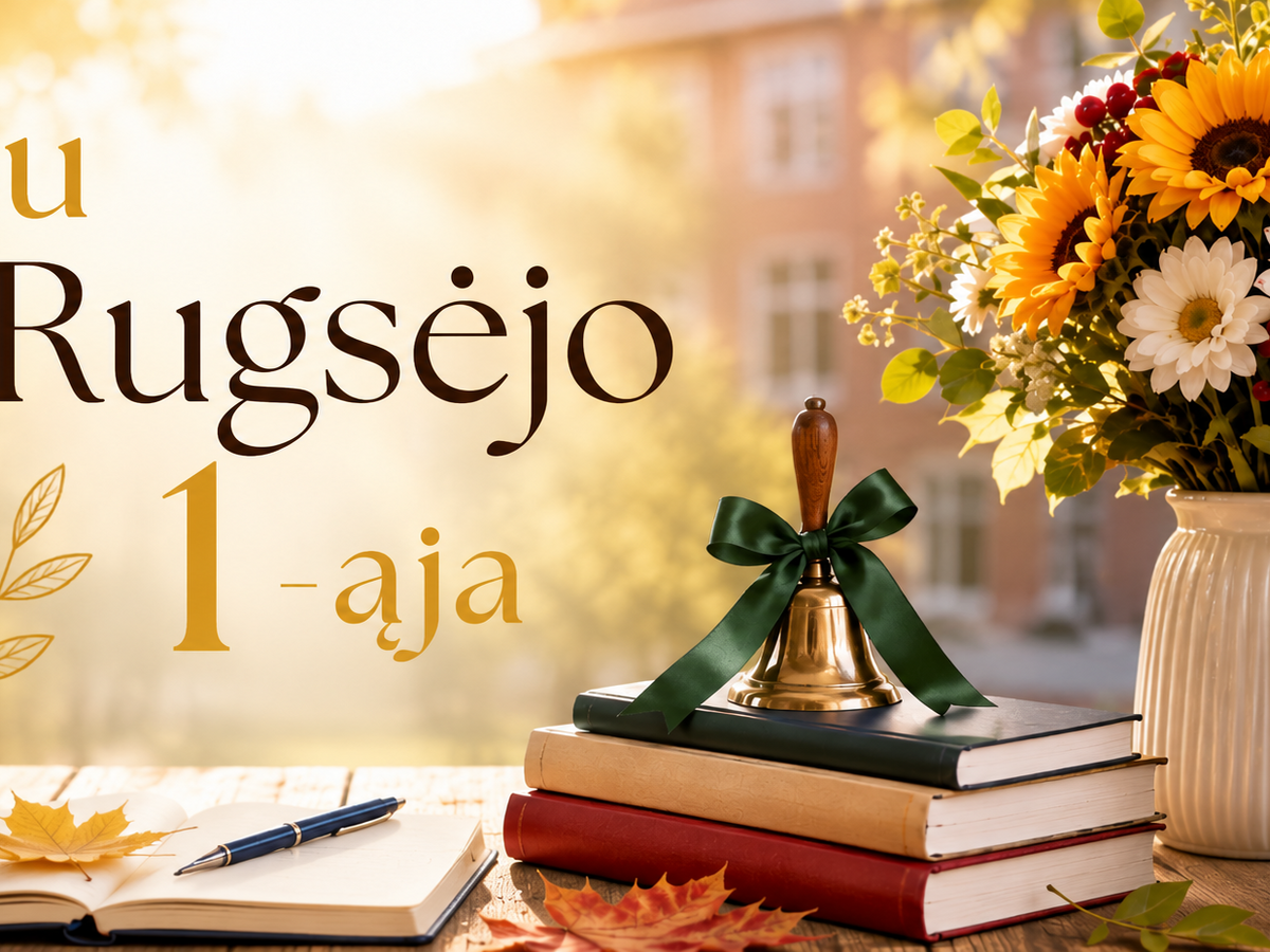 Su Rugsėjo 1 - ąja!