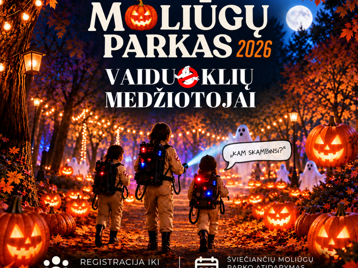 Šviečiančių moliūgų parkas laukia jūsų kūrybiškumo!