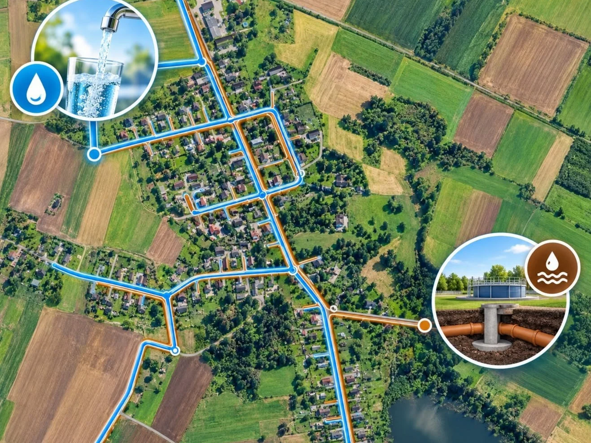 Valavičių kaime bus įrengti nauji vandentiekio ir nuotekų tinklai