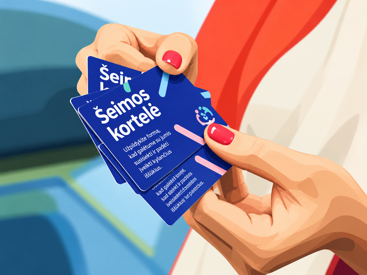 Šeimos kortelė: daugiau galimybių šeimoms, daugiau prasmės verslui