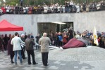 Paminklo atidengimo akimirka