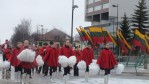 Orkestro ir šokėjų pasveikinimas