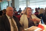 Savivaldybės meras V. Brazys ir Prancūzijos ambasadorė Lietuvoje M. Berniau