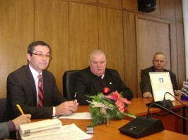 D. Micutienės nuotrauka iš apdovanojimo pristatymo žurnalistams Marijampolės savivaldybės administracijoje