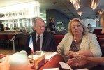 Marijampolės skyriaus pirmininkas V. Strazdauskas, Prancūzijos ambasadorė Lietuvoje M. Berniau